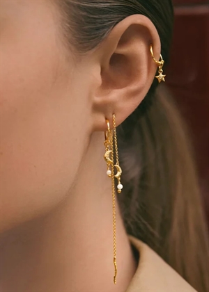 Yami earrings Forgyldt Maanesten